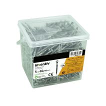 500 vis étoile Inox pour terrasse bois A2 5x60mm - INVENTIV
